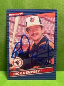 1986 Donruss #106 Rick Dempsey - TTM Autograph Signed - VSC of Tarzana - Picture 1 of 3