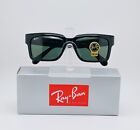 Ray-Ban RB2191 Inverness 55mm Unisex Square Sunglasses - Black / Green Lens