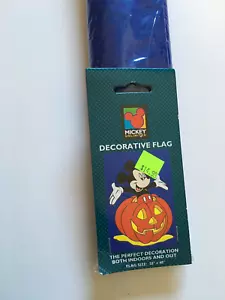 Disney Mickey Unlimited Decorative Flag 28”x40” (46501) Halloween Pumpkin Flag - Picture 1 of 3
