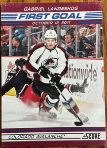 2012-13 Score First Goal Gabriel Landeskog #FG2 Colorado Avalanche - Picture 1 of 2