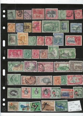 JAMAICA ...Sc #16//229...M & U...1883/1964...51 Diff...Many Classics Cover