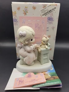 Enesco Precious Moments "Sharing" Figurine 1994 Members Only - Picture 1 of 7