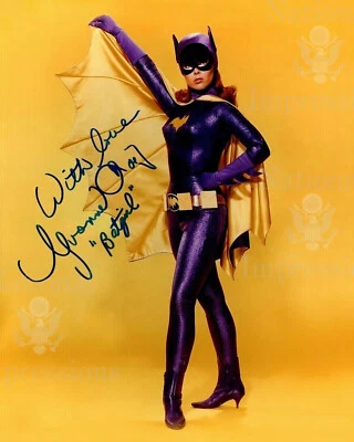 Batgirl Yvonne Craig Autographed 8x10 Photo 1960 Batman Series REPRINT v2 - Image 1 of 2