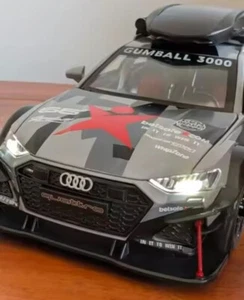 1:24 AUDI RS6 Avant Racing Diecast Alloy Sport Toy Car Model Display Collectible - Imagen 1 de 12
