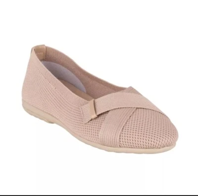 Gloria Vanderbilt DEBBIE Damas Bronceado Plano TALLA 9 Ligero Nuevo Foto 1 de 4