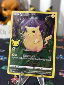 Pikachu 005/025 Celebraciones Holo ERROR CORTE ESQUINA Raro Tarjeta Súper Limpia ¡25º! - Imagen 1 de 19