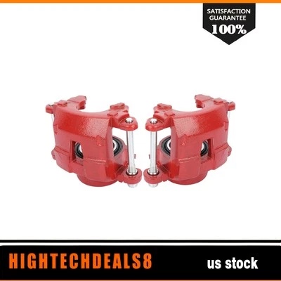 For Chevrolet S10 Blazer 1983 - 1997 Front Brake Calipers w/ Bracket Pair - Image 1 of 4