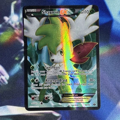 Shaymin EX Full Art 94/99 Pokemon TCG Next Destinies Holo LP - Image 1 of 3