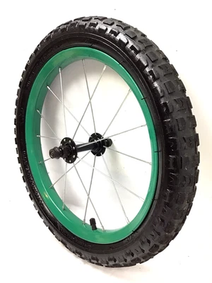 Rueda verde delantera de bicicleta de 16" con neumático de 2,125" Mini-BMX bicicleta para niños #Y12 Foto 1 de 3