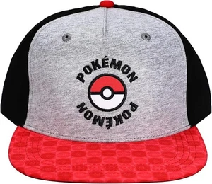 Baseball Cap - Pokemon - Black/Gray/Red Pikachu Adjustable Snapback NEW - Picture 1 of 4