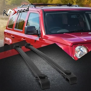 Aluminum OE Style Roof Rack Rail Cross Bar Cargo Carrier for 07-17 Jeep Patriot - Picture 1 of 6