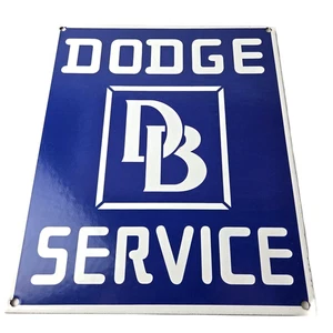 Vintage Dodge Brothers Sign - Sales Service Gas Pump Advertising Dealership Sign - Picture 1 of 14