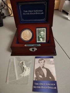 1918 ILLINOIS LINCOLN COMMEMORATIVE HALF DOLLAR SILVER COIN *HIGH GRADE* - Picture 1 of 9