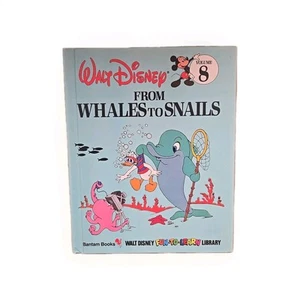 Vintage Walt Disney Fun-To-Learn Library Book "From Whales to Snails" 1983 - Foto 1 di 3