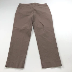 Chico's US 10P (Fit 33W 24L) Rayon Mid Low High Rise Pull On Pants Brown - Picture 1 of 11