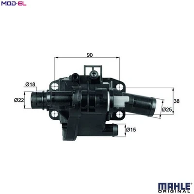 THERMOSTAT COOLANT TH 41 83 FOR SANTANA MINI CLUBMAN PEUGEOT PARTNER/Box/Van 3 - Image 1 of 4
