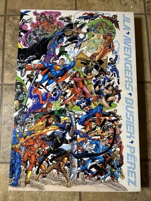 ABSOLUTE JLA / AVENGERS Collector's Edition HC Set MARVEL DC COMICS Busiek Perez - Image 1 of 4