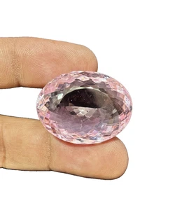 Amazing!!!! Pink Rose Quartz high quality Oval Shape pendant size Loose gemstone - Picture 1 of 18