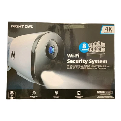 Night Owl 10 Channel Wi-Fi NVR with 2TB HD, 8 Camera 4K HD , CL-BT8WN2-F88L When - Image 1 of 3