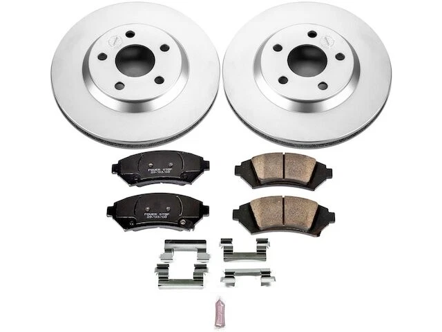 Front Brake Pad and Rotor Kit For 2005 Cadillac DeVille RZ143KN - Imagem 1 de 1