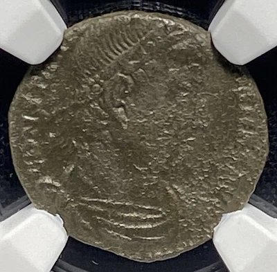 Constantine I the Great 307-337 AD, Roman Empire AE3/4 Bi Nummus Bible Coin, NGC - Image 1 of 4