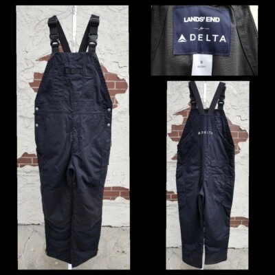 Unisex SMALL Lands' End Delta Airline Ground Crew Maintenance Mechanic Overalls  - Image 1 of 4