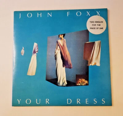 JOHN FOXX  Your Dress 2x7" Vinyl UK 1983 Virgin VSD 615 ULTRAVOX Synth Pop Foto 1 de 4