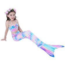 Colorful Bikini Swimming Suit Mermaid Tails Beach Mermaid Costume  Kids