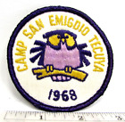Vintage 1968 Camp San Emigdio Tecuya Patch Owl California CA Girl Scouts GSA