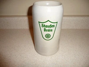 Vintage STAUFEN BRAU 1L Stoneware/Pottery Beer Stein / Mug - Picture 1 of 6