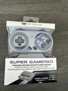 MY ARCADE SUPER GAMEPAD Wireless Controller NES SNES Classic Wii Wii U BRAND NEW - Picture 1 of 1
