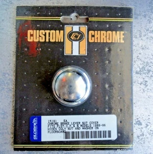 Cubierta de tuerca de palanca de freno Harley FLST FLSTC FLSTF FLSTN 86-96 personalizada cromo 15191 - Imagen 1 de 2