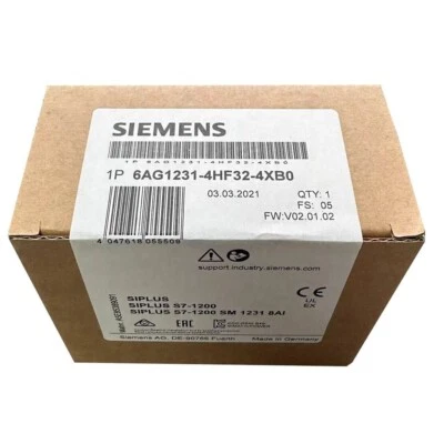 6AG1231-4HF32-4XB0 NEW SIEMENS 6AG1 231-4HF32-4XB0 SIPLUS S7-1200 SM 1231 8AI - Image 1 of 3