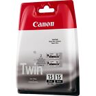 Canon 8190A002/BCI-15BK Ink cartridge black twin pack, 2x80 pages/5% 5.3ml Pa...