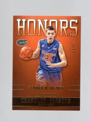Panini Florida Gators Chandler Parsons 2015 #CP-FL Gold Honors 23/25 Foto 1 de 2