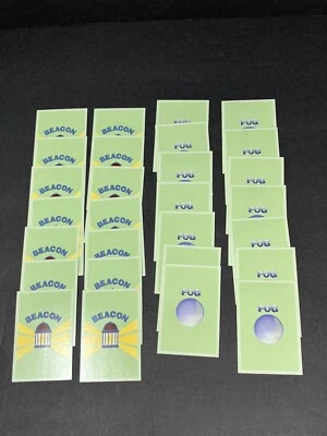 Lighthouse Opoly Board Game 14 Beacon 14 Fog Cards Only Replacement - Image 1 of 3