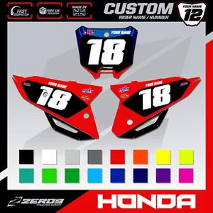 FONDOS DE MATRÍCULAS MX PERSONALIZADOS CRF250R 2022-2024 / CRF450R 2021-2024 TEAM - Imagen 1 de 21