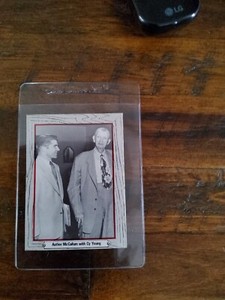 1975 Ty Cobb McCallum Card #14 Author With Cy Young NM/M or Better See Pics