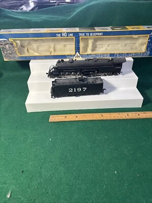 Spur HO AHM/Rivarossi A.T. & S.F.  2-8-8-2 Mallet Dampflok #2197 - Bild 1 von 4
