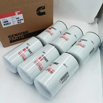 6 Pack FF5825NN Fleetguard Fuel Filter NanoNet X15 Fits For Cummins 5599456 - Image 1 of 4