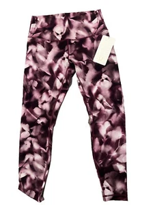 Lululemon Women's Wunder Under Hi-Rise Tight 10 Purple Blush Blossom Leggings - Picture 1 of 4
