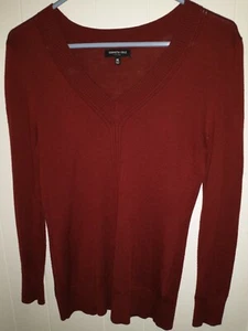 KENNETH COLE ~ Maglione pullover donna ~ manica lunga ~ marrone ~ taglia XS - Foto 1 di 6