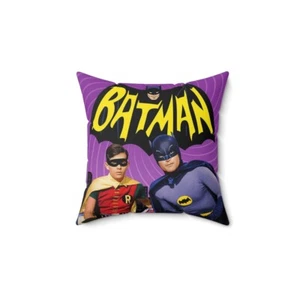 BATMAN 66 Pillow Spun Polyester Square Pillow gift - Picture 1 of 10