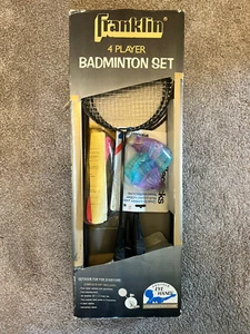 Vintage Franklin Collegiate 4 Player Badminton Set Nos Fun Summer Games Birdie - Picture 1 of 6