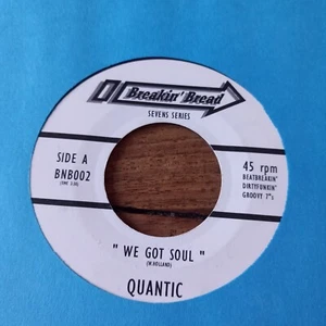 QUANTIC We Got Soul & Fresh Rhythm 45rpm 7" Breakin Bread 45 Hip Hop Funk - Picture 1 of 7