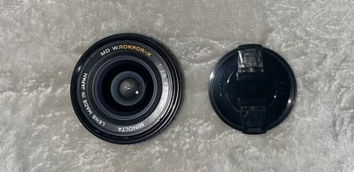 Lente de cámara Minolta MD W.Rokkor-X f=35 mm 1:2,8 con tapas Foto 1 de 4
