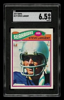 1977 Topps Set-Break #177 Steve Largent SGC 6.5 EX NM+ - Image 1 of 3