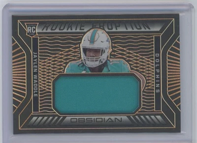 2021 Panini Obsidian Jersey Jaylen Waddle RC /75 #RE-JW - Image 1 of 2