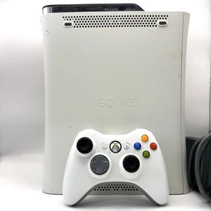 CONSOLE MICROSOFT XBOX 360 BIANCA CON CONTROLLER +COMPLETA CON CAVI - Imagen 1 de 5