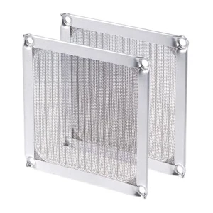 2er Pack 120mm Filter Gitter Edelstahl Netz Staubgeschützt Kaste für Computer - Bild 1 von 5